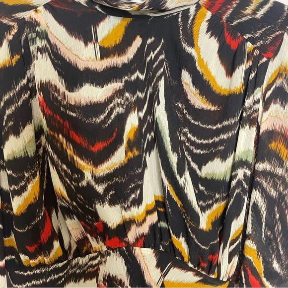 $360 BA&SH Pernel Print V Back Minidress NWT MEDIUM - Picture 15 of 16